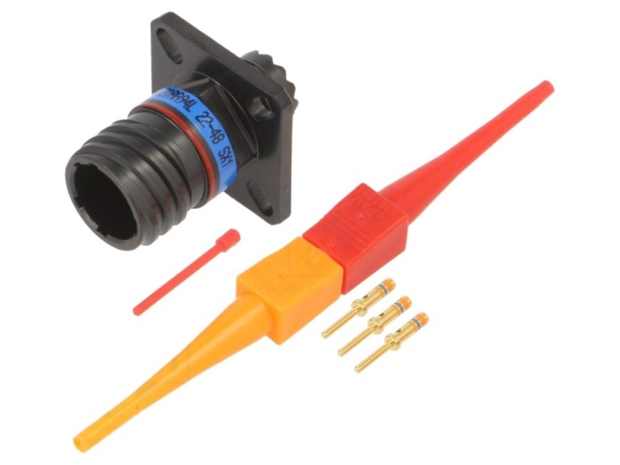 Conector militar soclu, dimensiune 9