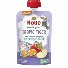 Tropic Tiger - Piure BIO de mere cu mango si fructul pasiunii 100g