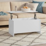 Cumpara ieftin Măsuță de cafea, alb, 102x55,5x52,5 cm, lemn prelucrat