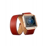 Bratara Infinity din piele ecologica pentru Fitbit Blaze fara carcasa-Culoare Roșu
