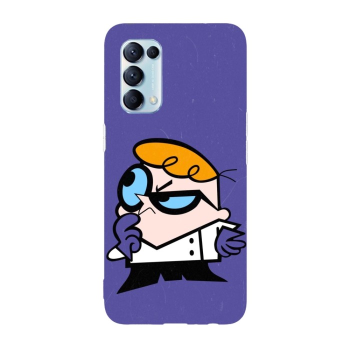 Husa compatibila cu Oppo A76 model Dexter Thinking, Silicon, TPU, Viceversa