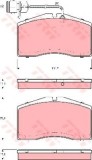Set placute frana,frana disc AUDI A8 (4D2, 4D8) (1994 - 2002) TRW GDB1523