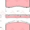 Set placute frana,frana disc AUDI A8 (4D2, 4D8) (1994 - 2002) TRW GDB1523