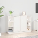 VidaXL Servantă, alb, 120x35x80 cm, lemn masiv de pin