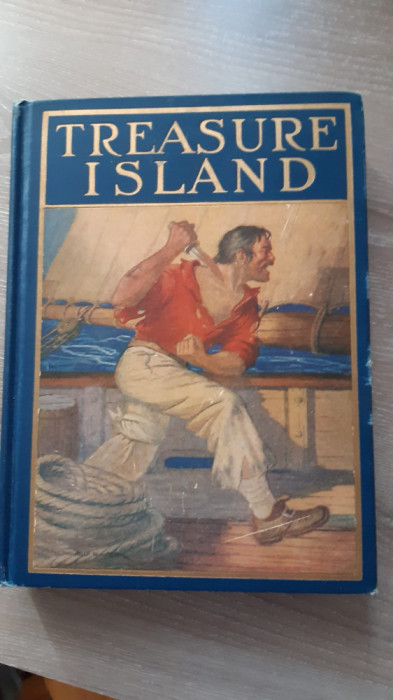 Comoara din insula de Robert Louis Stevenson Editie 1928 U.S.A., limba engleza