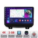 Navigatie Jeep Wrangler 2018- A-WRANGLER 2+32 GB Android Waze USB Navigatie Internet Youtube Radio CarStore Technology
