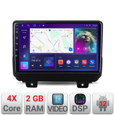 Navigatie Jeep Wrangler 2018- A-WRANGLER 2+32 GB Android Waze USB Navigatie Internet Youtube Radio CarStore Technology foto