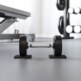 vidaXL Pat din granulate de cauciuc Negru 9 x 9 x 0,8 cm Cauciuc 42027242