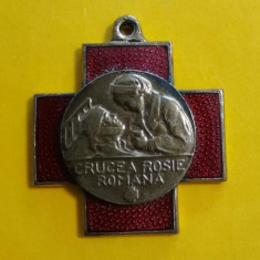 SV * Medalion * CRUCEA ROȘIE ROMÂNĂ * perioada interbelică * anii '30