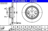 Disc frana ATE 24.0110-0302.1
