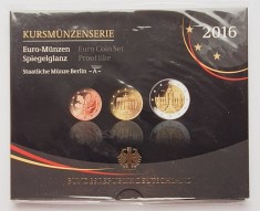 Germania set monetarie EURO cu monede 2016 (inclusiv 2 Euro Saxony) (A) UNC