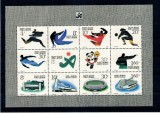 China 1990 - Jocurile Olimpice, sport, minicoala neuzata