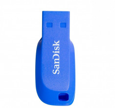 Memorie Usb Sandisk Blade 64Gb albastru foto