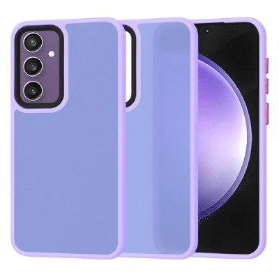 Husa pentru Samsung Galaxy S23 FE S711, Techsuit, HaloFrost, Mov Deschis foto