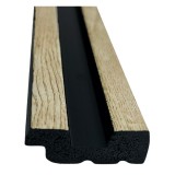 Riflaj tip profil dreapta pentru panouri, polimer dur, Wood Class RS802, antic, 2700 x 37 x 12 mm
