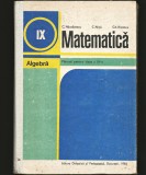 Cumpara ieftin MATEMATICĂ, ALGEBRĂ - MANUAL PENTRU CLASA A IX-A - C. NĂSTĂSESCU, C. NIȚĂ, Clasa 9, Matematica