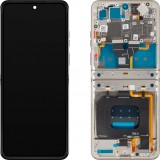 Cumpara ieftin Display cu Touchscreen Motorola Razr 2025 / Razr 60, cu Rama, Sub Inner, Gri ( Pantone Lightest Sky), Service Pack 5D68C29967