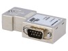 Conector D-Sub 9 pini HELUKABEL, unghi 90&deg;, montare pe cablu, terminal cu surub, Profibus, cod 802401