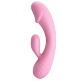 Cumpara ieftin Vibrator Rabbit Ron, Roz Pudrat, 17.5 cm, Pretty Love