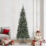 vidaXL Brad de Crăciun artificial cu 300 LED Verde 86 x 86 x 210 cm 3395833