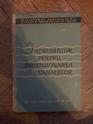 Indrumator pentru dimensionarea canalelor (1960) foto