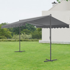 Copertina pavilion gradina Selenizza 600x300x260cm gri inchis [pro.tec] HausGarden Leisure foto