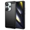 Husa Xiaomi Poco F6 Techsuit Carbon Silicone, negru