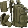 Rucsac militar XL verde 35L impermeabil cu sistem MOLLE Trizand