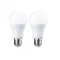 Pachet de 2 becuri LED cu surub Edison 10 W (echivalent 75 W) alb cald - NOU