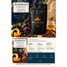 Cafea boabe de specialitate BURGHAUS Nobile 250 g