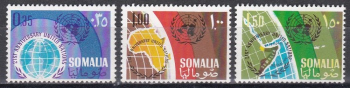 Somalia 1966 - A 21-a aniversare a Națiunilor Unite, MNH
