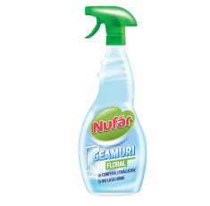 Solutie curatare geamuri Nufar Floral, 500 ml foto