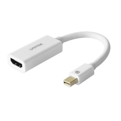 Mini DisplayPort to HDMI Adapter Unitek Y-6331 White 20 cm foto