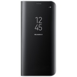 Husa Samsung, Galaxy S9, Clear View Flip Mirror Stand, Black, ALC MOBILE