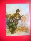HOPCT 14976 DOROBANTUL- O OBEDEANU - CENTENARUL INDEPENDENTEI 1877-1977 --IP ROMANIA -- CP PICTURA - -CIRCULATA