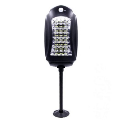 Lampa LED cu panou solar, 32 LED, 40W foto