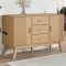 Gossi dulap &quot;olden&quot;, maro, 114x43x73,5 cm, lemn masiv pin