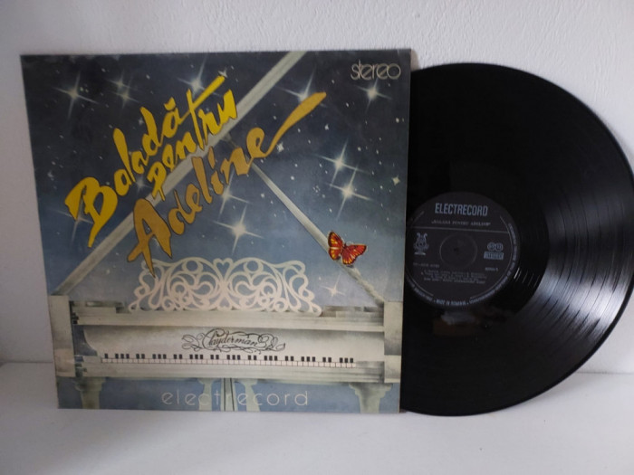 Disc vinil Balada pentru Adeline, Clayderman, Electrecord 1984