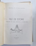 MUZEUL DE ISTORIE BISTRITA , FILE DE ISTORIE , CULEGERE DE STUDII , ARTICOLE SI COMUNICARI , 1971