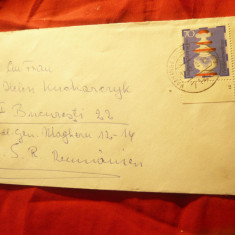Plic francat cu timbru tematica SAH , Germania , circulat 1972