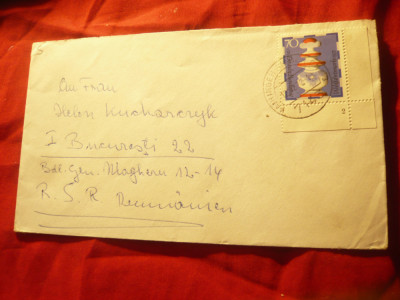 Plic francat cu timbru tematica SAH , Germania , circulat 1972 foto