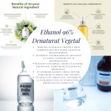 Ethanol 96% Denaturat Vegetal &ndash; 400 ml
