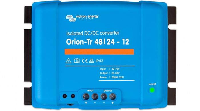 Convertor DC/DC Victron Energy Orion-Tr 48/24-12A (280W); 32-70V / 24V 12A; 280W