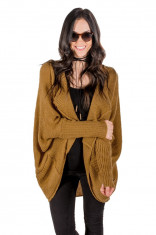 L656-991 Cardigan tricotat model lejer cu buzunare foto