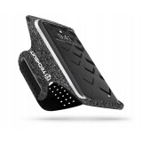 Techsuit - Sports Armband (TH10) - with Velcro, for Phones, max 6.5&amp;quot; - Gray / White