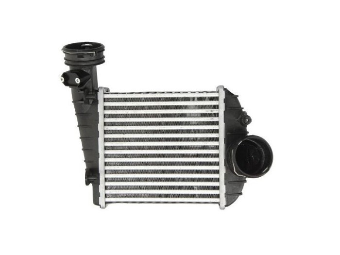 Intercooler Skoda Superb (3U), 05.2003-04.2008, motor 2.5 TDI 120kw, diesel, cu/fara AC, aluminiu brazat/plastic, 203x210x62 mm, intercooler stanga;