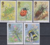 Lot de timbre cu insecte