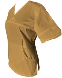 Halat Medical Pe Stil, Bej cu Elastan, Model Sanda - XL