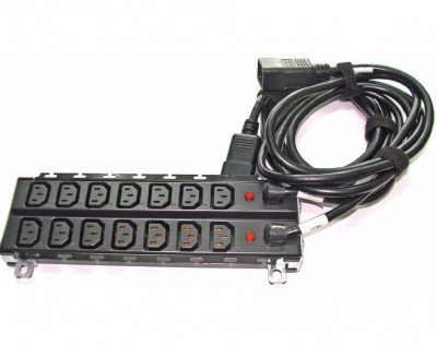 Modular PDU Extension Bar HP 2 x 417585-001 411273-002 C13 7 Outlets foto