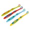 Periuțe de Dinți pentru Copii, Set 4 Bucăți, Cap Mic Rotunjit, Multicolor